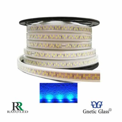 TIRA LED ROLLOS DE 50M 2835 DE 10mm 220V AZUL