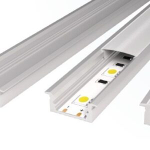 PERFIL DE ALUMINIO PARA TIRA DE LED DE (1M ,2M )