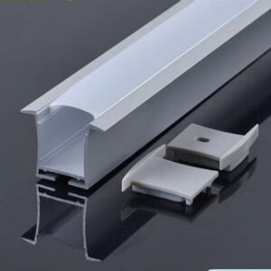 PERFIL DE ALUMINIO PARA TIRA DE LED DE 2M  (INTERIOR)