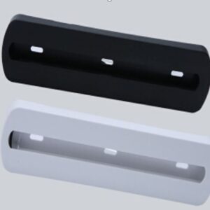 BASE SUPERFICIE PARA FOCO CON CARRIL ALARGADO (BLANCO/NEGRO)