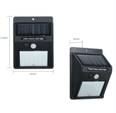 Luz Solar Sensor Movimiento-8W-6500K