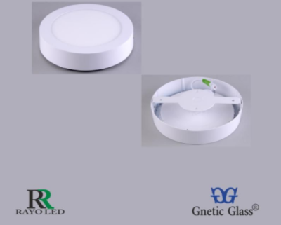 LC PANEL SUPERFICIE REDONDO-AC110-265V-50/60HZ-1W-80LM